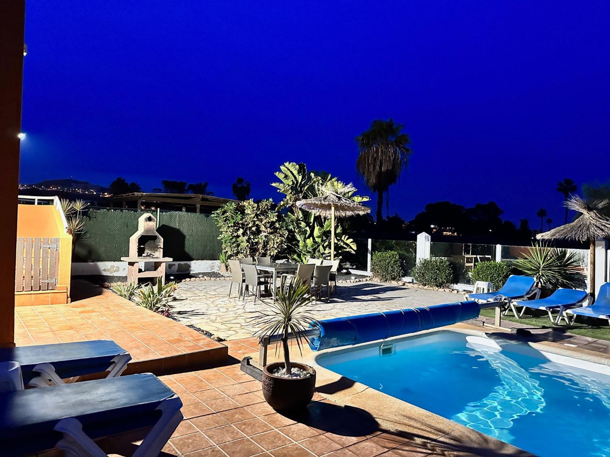 Villa Casa Piedra, Luxury Family Front Line Golf, Hot Tub,Pool Table, 8 Pers, Caleta de Fuste Extérieur photo
